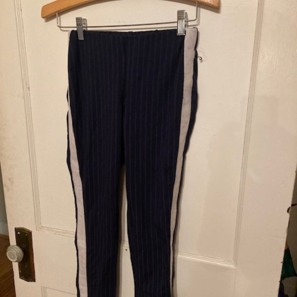 Hippie Rose Womens Stripe Pull On Skinny Pants - S